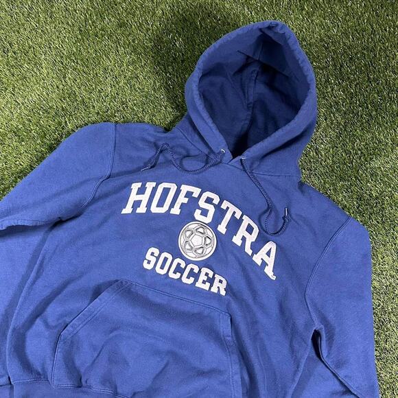 Vintage Hofstra University Soccer College Hoodie - Picture 2 of 4
